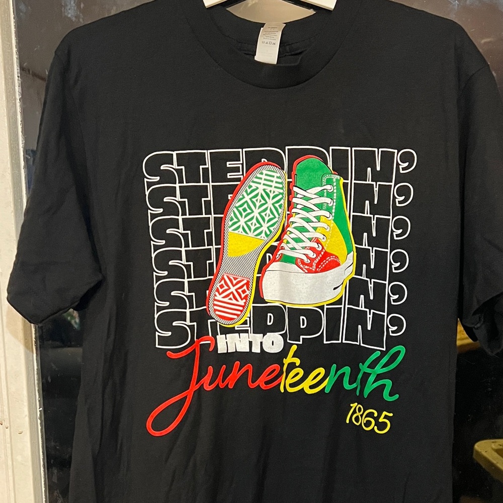 Tultex Black Juneteenth Graphic Tee